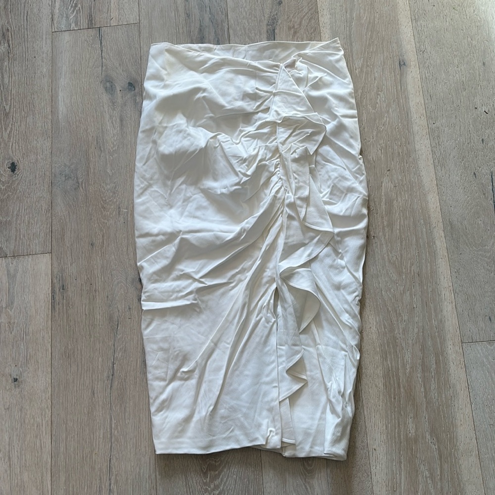 Nwt Veronica beard white skirt